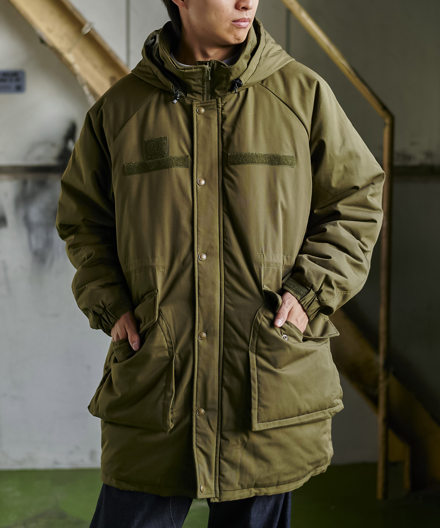 ARMY TWILL パディングコート アーミーツイル ブランド メンズ アウター 秋冬 コート ミリタリー M90 THERMOLITE 保温性 中綿|GORDON MILLER 店
