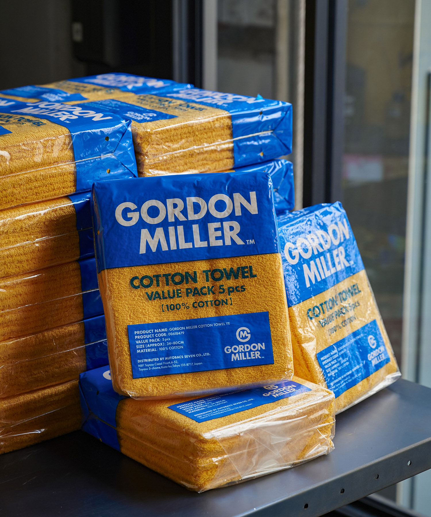 GORDON MILLER ゴードンミラー 洗車用品 コットンタオル 5枚パック 40セット 洗車セット｜GORDON MILLER 店