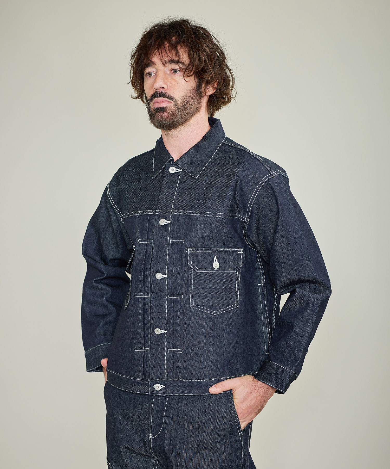 REMI RELIEF GORDON MILLER別注 デニム トラッカージャケット -RIGID-