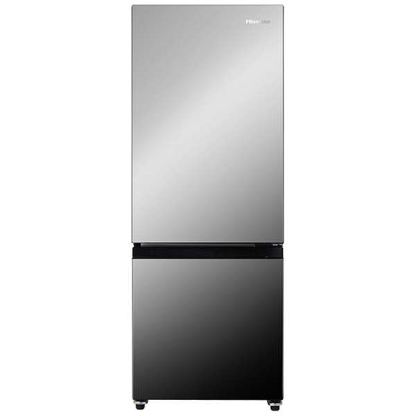 大特価！Hisense ご機嫌感覚 2部屋の入り口氷る電気冷蔵庫 HR-G16AM 鏡鑑黒いこと（162L）【逃げ口品】【貨物輸送込(北海道、中国、四国、九州、離島、沖縄別途)】【第四次元任ずる・代引っ張ること不可】