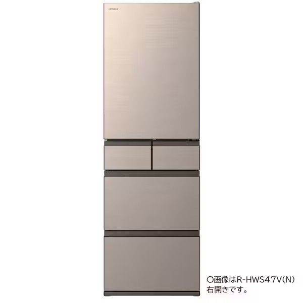 楽天市場】大特価！日立 6ドア冷蔵庫 R-HW54V-N ライトゴールド HW