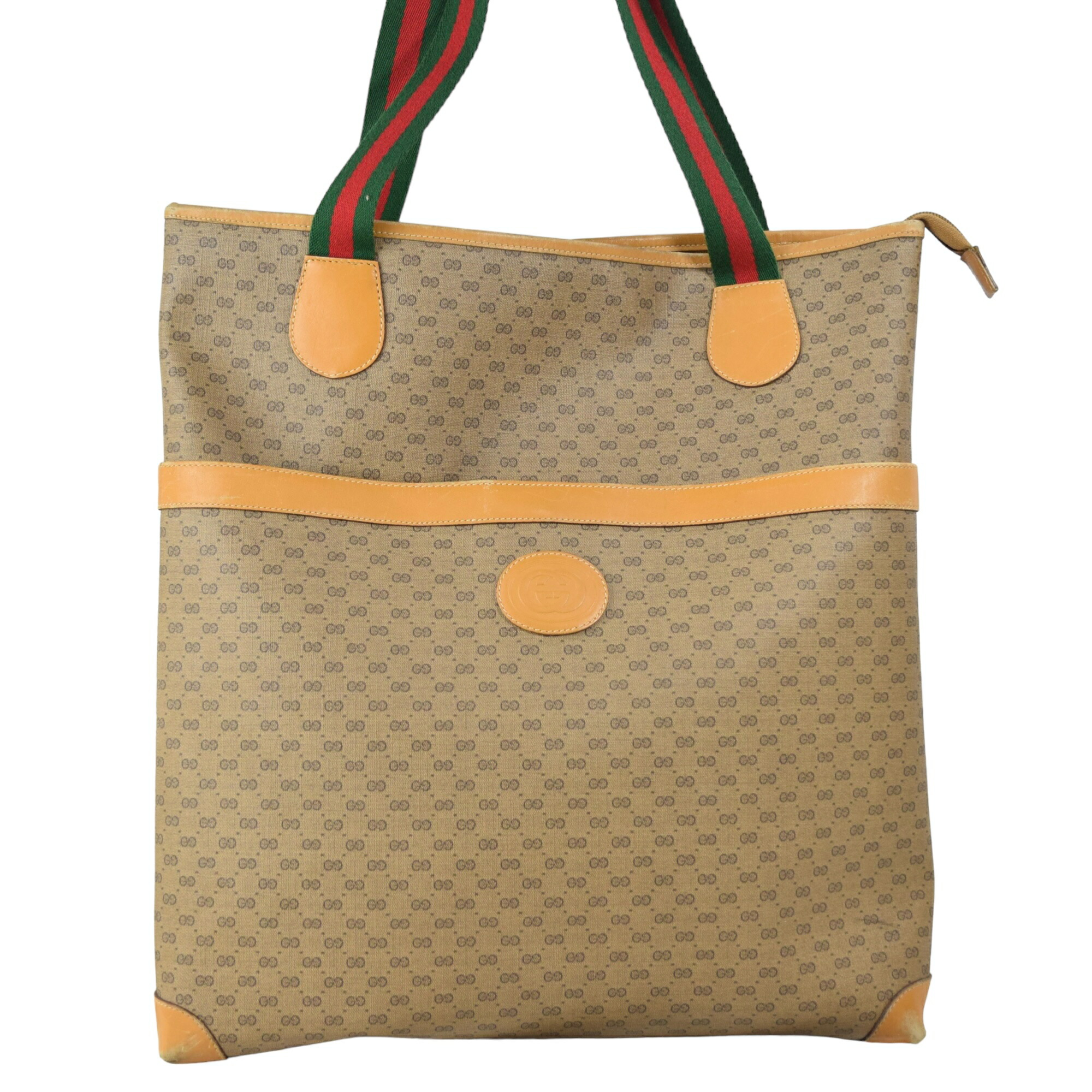 GUCCI ナイロンレザー トートバッグ ダークブラウン ハンドバッグGG ロゴ 楽天市場】【バッグ】GUCCI グッチ ナイロングッチシマ GG