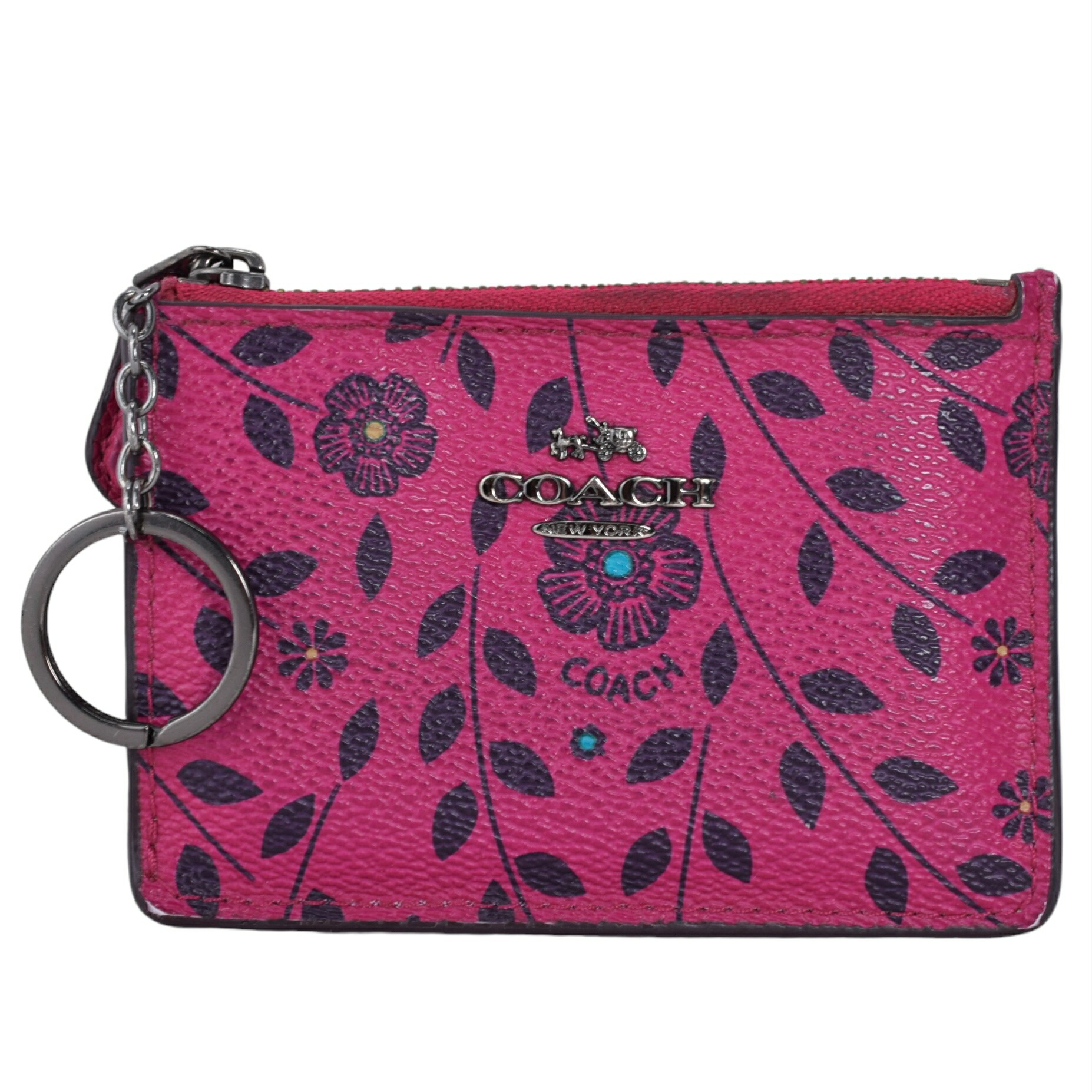 正規品 コーチ Coach コインケース ラウンド シグネチャー フック 美品 楽天市場】【財布】COACH コーチ シグネチャー コインケース