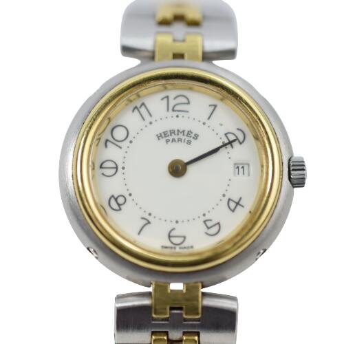 楽天市場】【ウォッチ】HERMES エルメス プロフィール デイト ホワイト