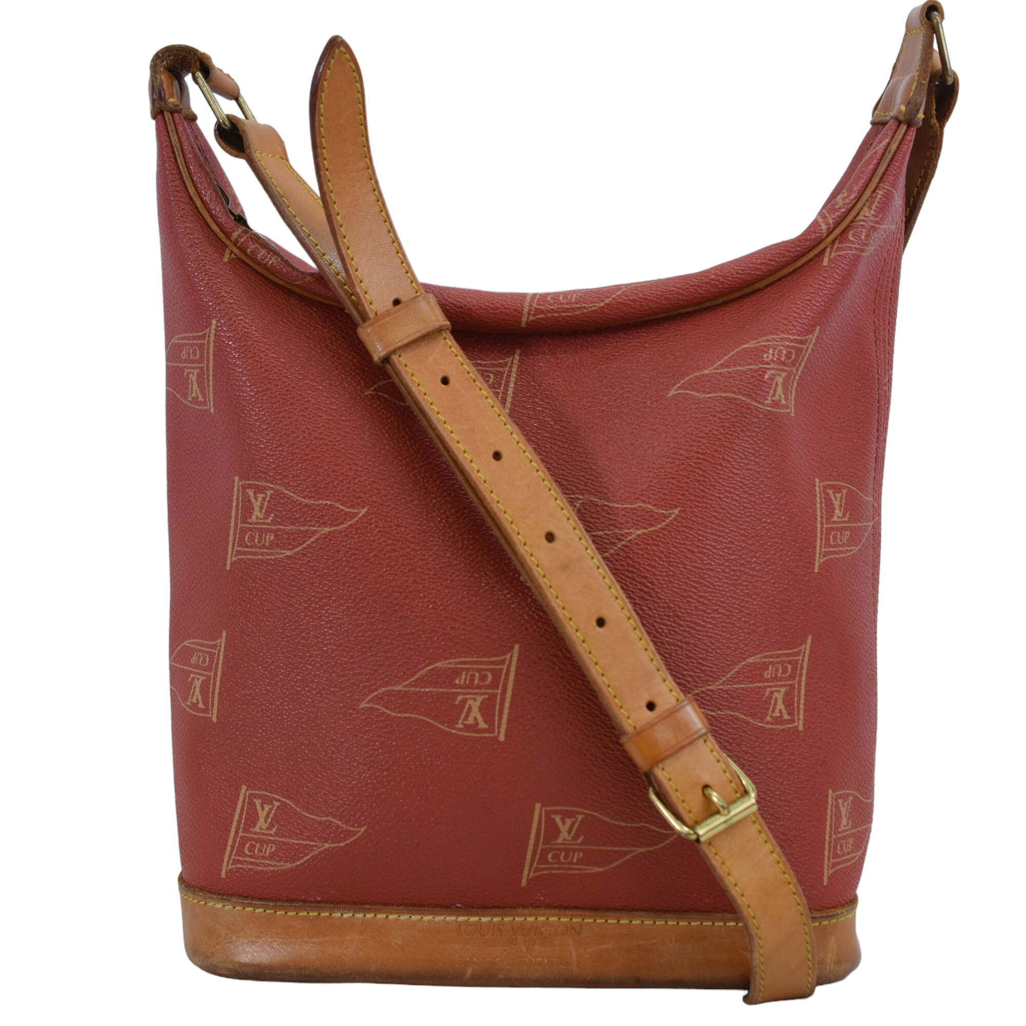 ルイヴィトン LOUIS VUITTON ルトゥーケ Le Touquet アボガニー M80027 ショルダーバッグ ルイヴィトンカップ 【中古品】【送料無料】