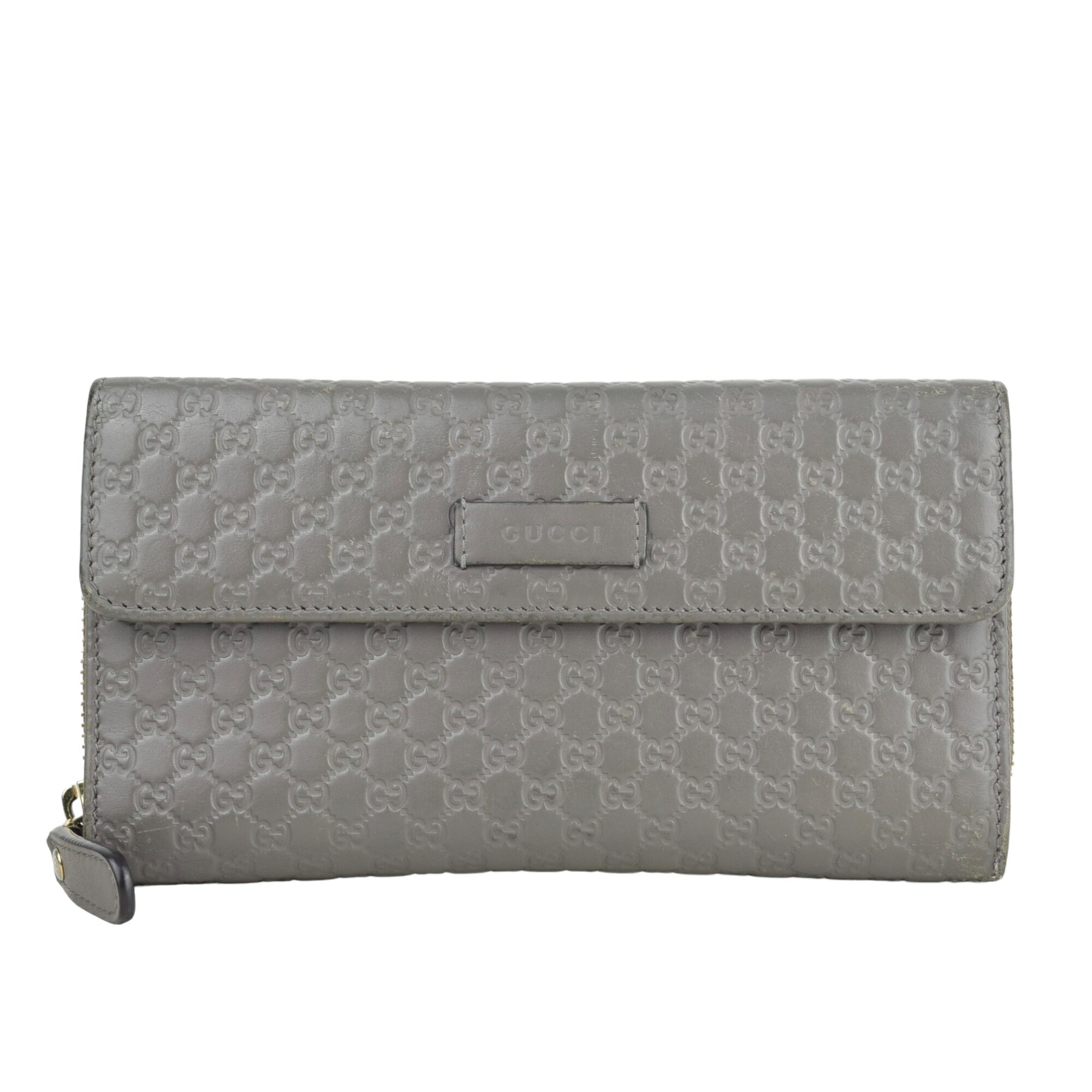 楽天市場】【GUCCI】グッチ マイクログッチシマ ニつ折り長財布