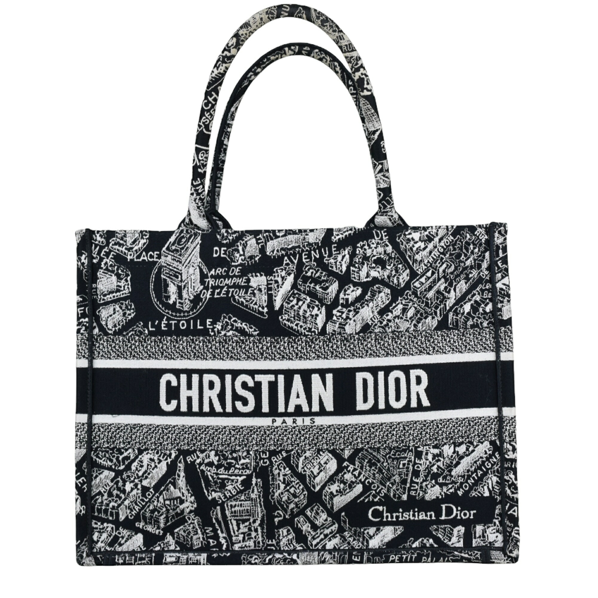 ディオール ブックトート ミディアム ブラック ハンド バッグ 楽天市場】【未使用品】 DIOR ディオール ブックトート