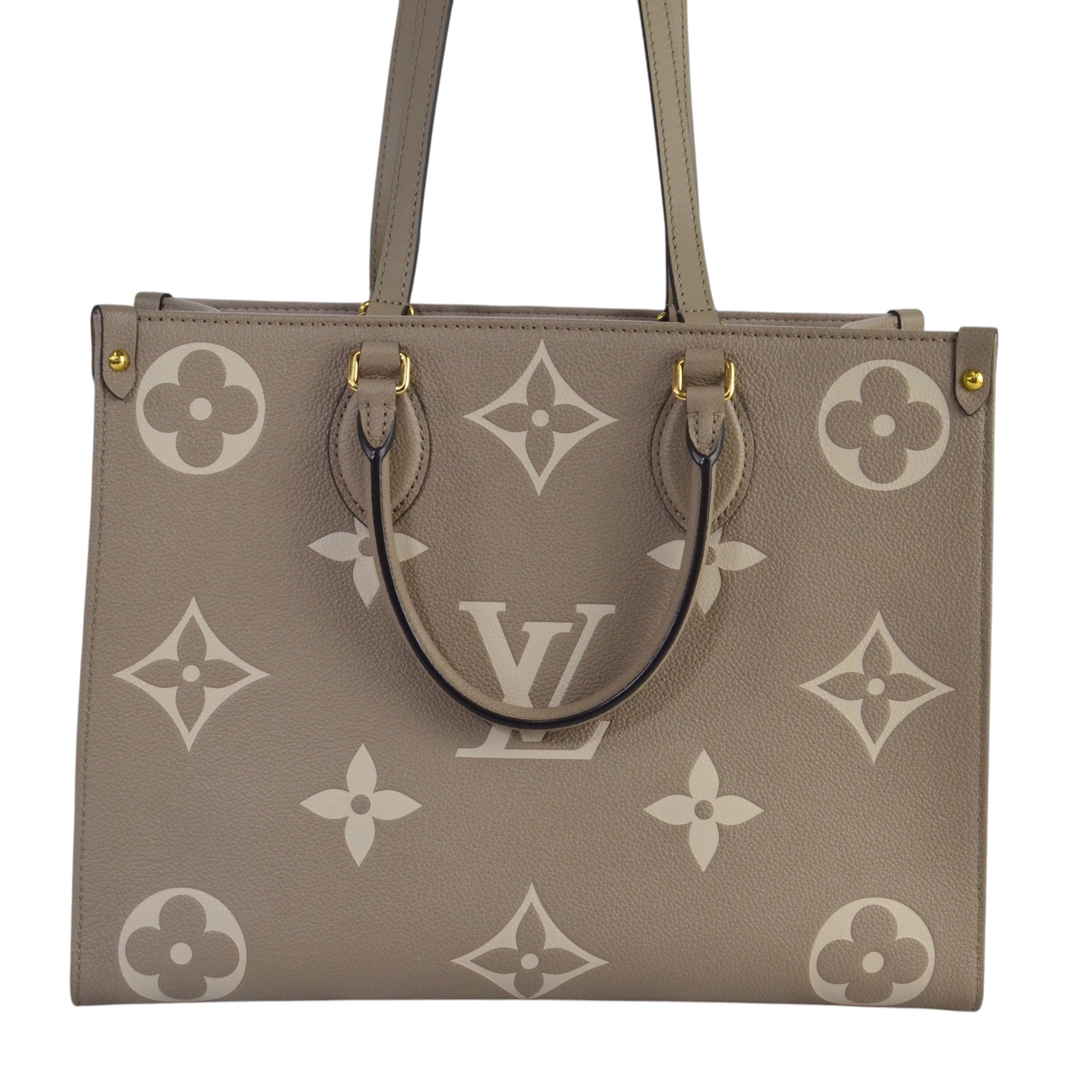 ルイヴィトン LOUIS VUITTON モノグラムアンプラント オンザゴー MM M45494 2WAY トート ハンドバック トゥルトレールクレーム 【物質の状態好ましい】