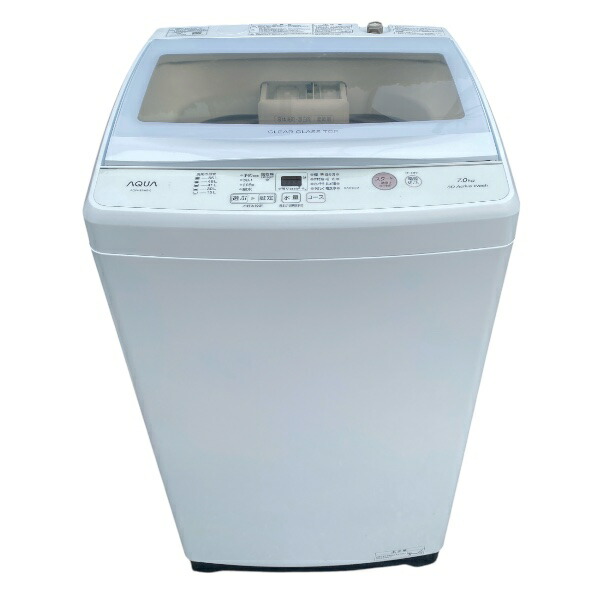 楽天市場】【中古】アクア 7kg 全自動洗濯機 AQW-V7M 2022年製