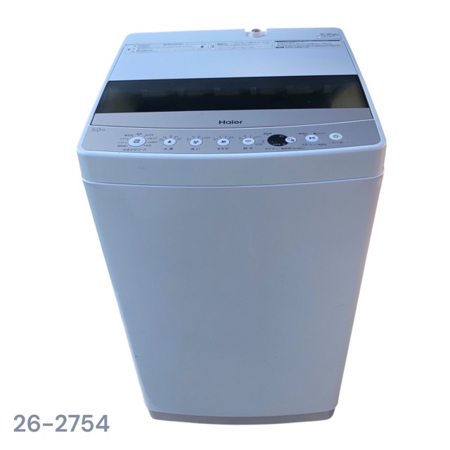 【中古】ハイアール 6kg 全自動洗濯機 JW-C60C 2020年製 Haier【洗濯機】