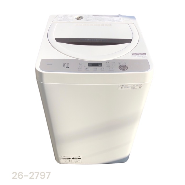 楽天市場】新生活応援【中古】洗濯機/シャープ/一人暮らし/6.0kg/風 