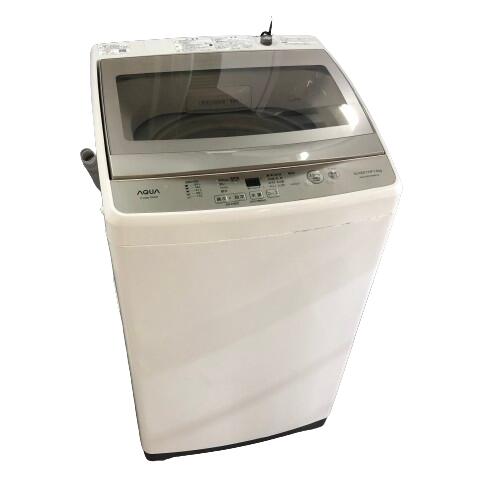 【中古】アクア 7kg 全自動洗濯機 AQW-GS70HBK 2020年製 AQUA【洗濯機】