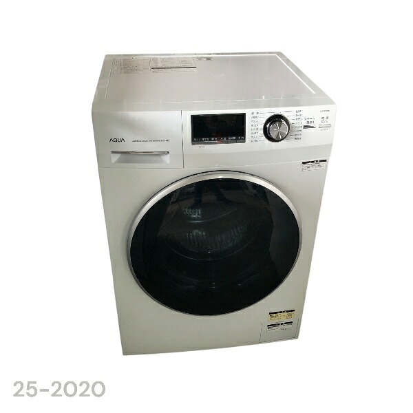 【中古】アクア ドラム式洗濯機 AQW-FV800E 2020年製 AQUA【洗濯機】