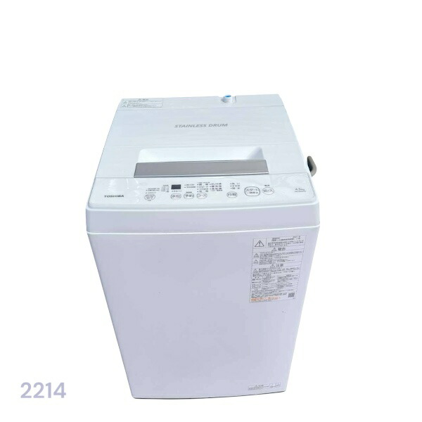 【中古】 東芝 4.5kg 全自動洗濯機 AW-45M9 2021年製 TOSHIBA 【洗濯機】