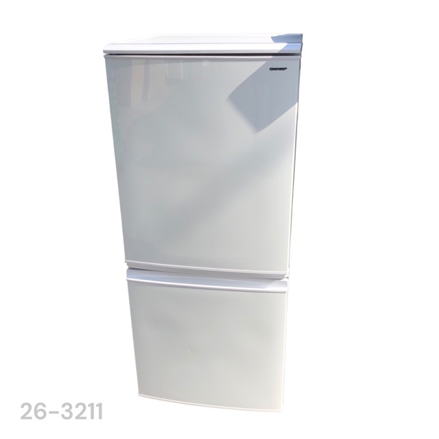 【中古】 シャープ 137L 冷凍冷蔵庫 SJ-C14D-W 2018年製 SHARP 【冷蔵庫】