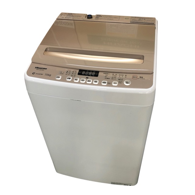 【中古】ハイセンス 7.5kg 全自動洗濯機 HW-DG75C 2024年製 Hisense【洗濯機】|詳細画像