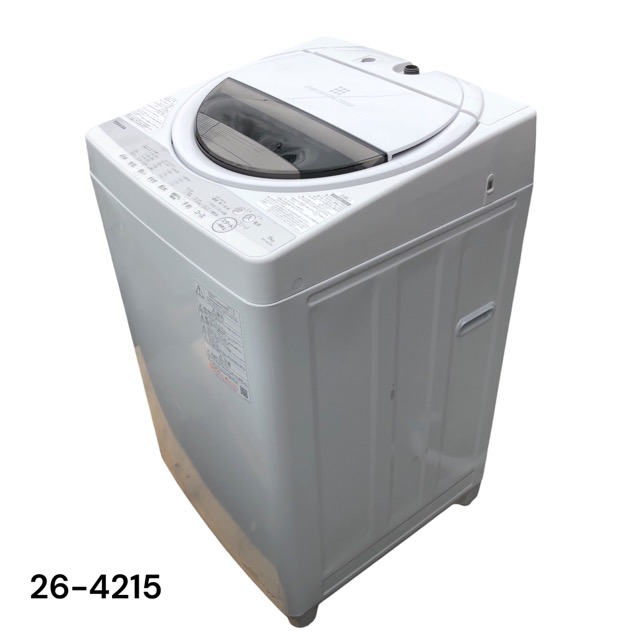 【中古】東芝 6kg 全自動小銃洗い濯ぎ機 AW-6G9 2021年製 TOSHIBA【洗い濯ぎ機】