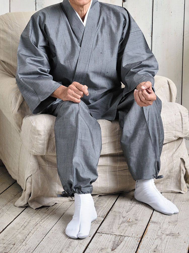 【楽天市場】紬織 作務衣 さむえ さむい 作務服 メンズ 男性用 紳士 住職 寺院 寺用 大きいサイズ 春夏秋冬 通年 日本製 M L LL ...