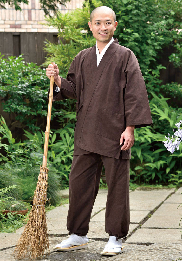 【楽天市場】遠州織物 作務衣 さむえ さむい 作務服 メンズ 男性用 紳士 住職 寺院 寺用 大きいサイズ 春夏秋冬 通年 日本製 洗える M ...