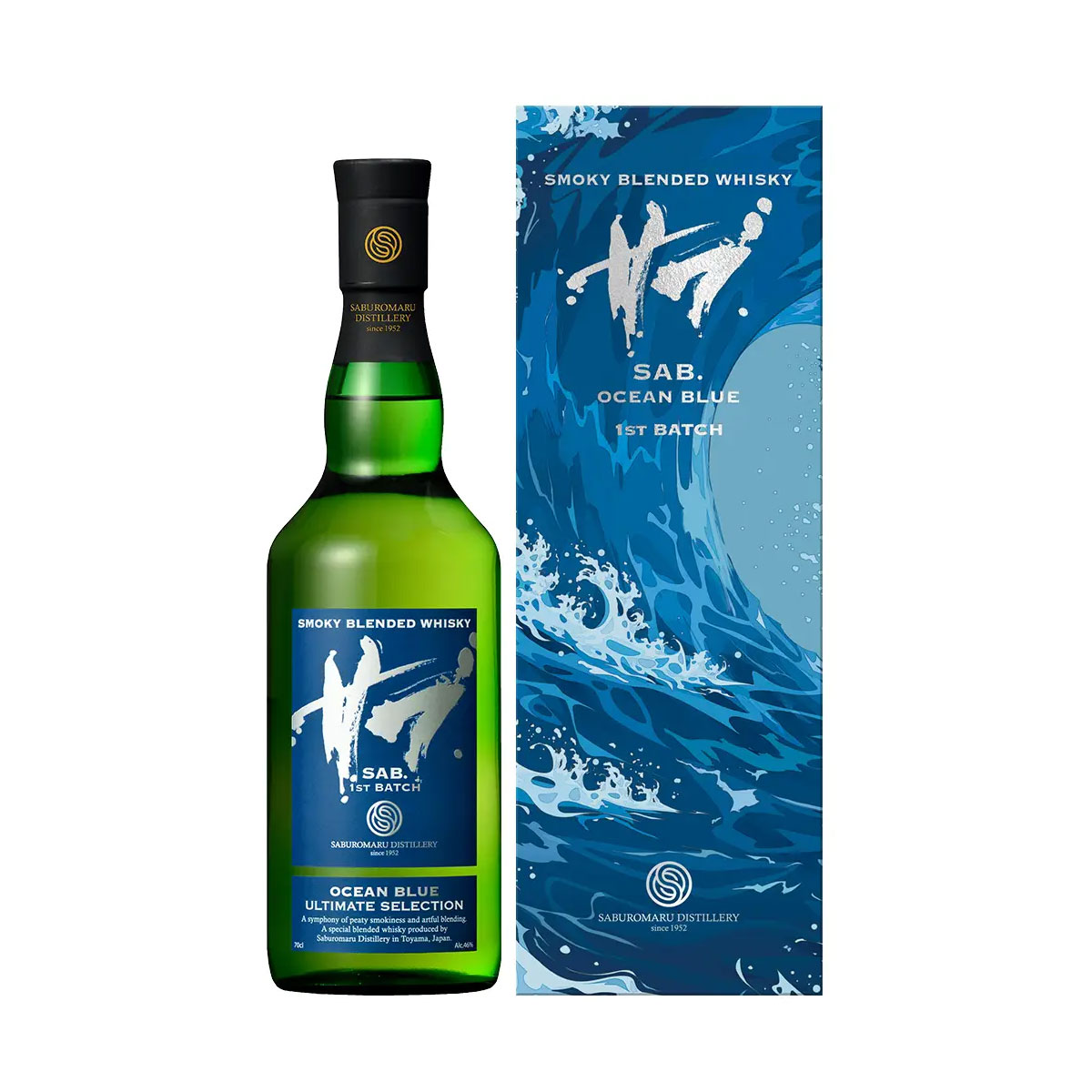 楽天市場】【数量限定】若鶴酒造 三郎丸蒸留所SAB. OCEAN BLUE 1ST