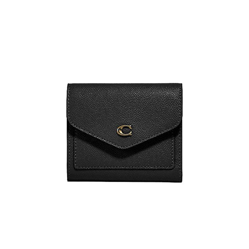 SALE／55%OFF】 コーチ 三つ折り財布 C2328 LIBLK li black