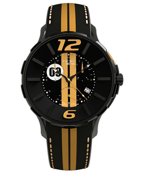 楽天市場】☆美品☆【N.O.A】ノア 1675-GA-002 シルバー文字盤 純正革