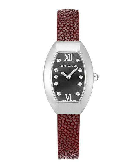 アウトレット ユーロパッションウォッチ トノー・プレーン 925BR-GRD 腕時計 レディース EURO PASSION WATCH Tonneau Plain ワインレッド系｜インターナショナルモードGOSH