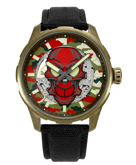 楽天市場】ARCA FUTURA アルカフトゥーラ 手巻きクロノグラフ腕時計