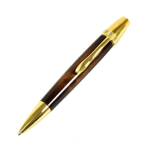 ボールペン 木製 Air Brush Wood Pen (ギター塗装）ウォールナット／胡桃 TGT1610 ボールペン パーカータイプ fstyle エフスタイル 時計取り扱い プレゼント ギフト 男性 女性 進学祝い 就職祝い 新生活 お祝い 記念日 おしゃれ