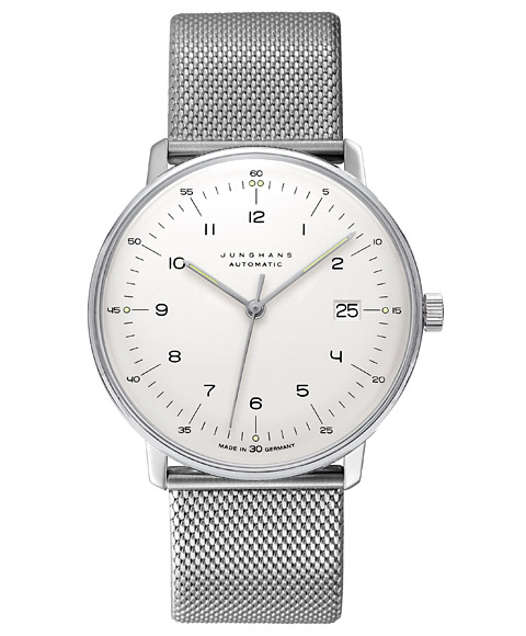 ユンハンス マックスビル 027 4700 02M 自動巻き サファイアクリスタル 腕時計 メンズ JUNGHANS Max Bill Automatic 027/4700.02M メタルベルト|インターナショナルモードGOSH
