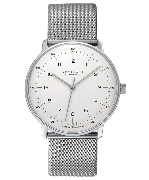 ユンハンス マックスビル 027 3500 02M 自動巻 サファイアクリスタル 腕時計 メンズ JUNGHANS Max Bill 027/3500.02M メタルブレス|インターナショナルモードGOSH