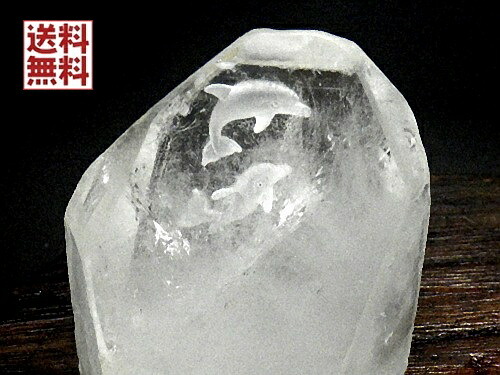 天然水晶 ドルフィン イルカ クリスタルクォーツ ドルフィンクォーツ 置石 置物 石英 ポイント 全国送料無料 No.１０