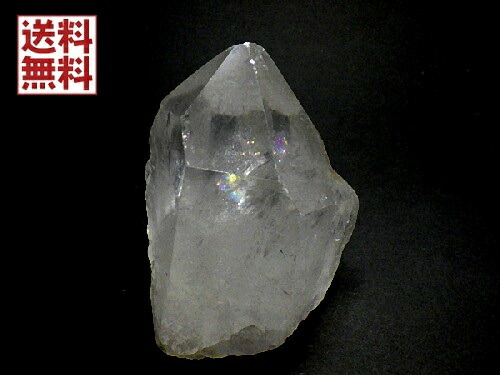 楽天市場】虹入り水晶 天然 レインボークォーツ ポイント 原石 約310g