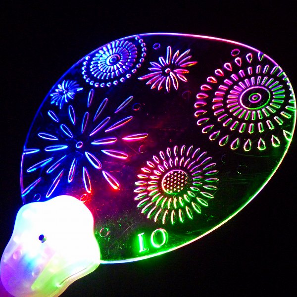 楽天市場 光るおもちゃ 光るうちわ 花火 12個セット 光るおもちゃ 光るうちわ 光る うちわ 縁日 お祭り 夏祭り 祭 景品 お祭りバンク