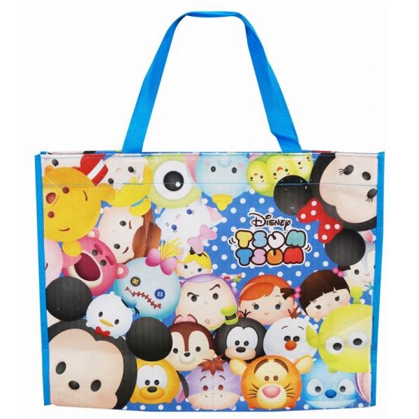 楽天市場 ディズニーツムツム カラフルレッスンバッグ 横型 12個セット 景品 子供 縁日 お祭り 文具 文房具 バック レジャーバック 新入学 入学 学園祭 おもちゃ お祭りバンク