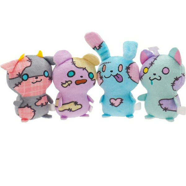 楽天市場】ぞんびーずぬいぐるみマスコット[4個セット](sy4535