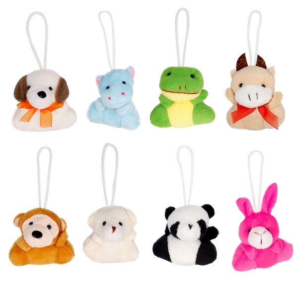 ミニキュートアニマルぬいぐるみマスコット 400個セット【景品 子供 子ども会 玩具 オモチャ おもちゃ 縁日 お祭り イベント お子様ランチ ランチ景品 ゲームセンター向け景品 アミューズメント景品】|お祭りバンク