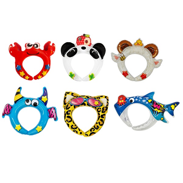 わくわくエアーカチューシャ 12個セット【景品 子供会 縁日 お祭り 夏祭り 空気ビニール ビニール おもちゃ エア玩具】画像