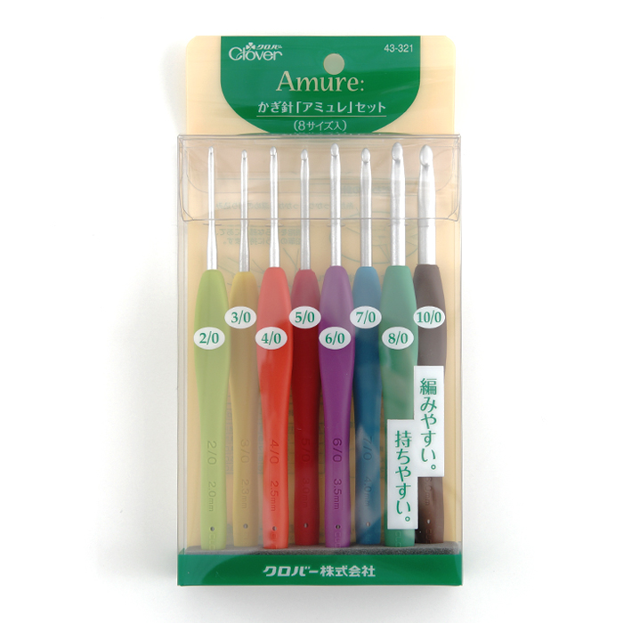 楽天市場】クロバー カギ針セット 「アミュレ」【2/0-10/0号まで