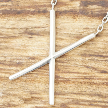 amp japan(アンプジャパン) X(エックス) ネックレス シルバー 925 メンズ レディース ペア ハンドメイド ジュエリー シルバーアクセサリー 銀 銀細工 ファッション ブランド おしゃれ HYJK-120 【送料無料】