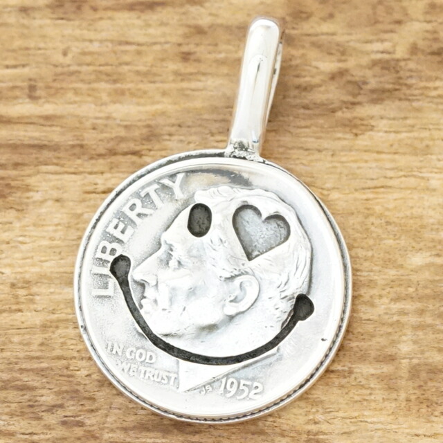 NORTH WORKS スマイルコインネックレス SILVER925 NORTH WORKS ノースワークス スマイル コイン ネックレス