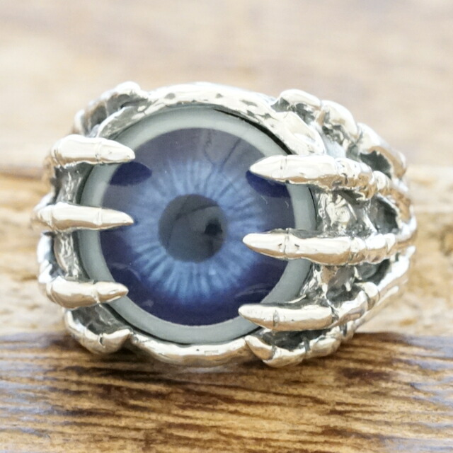 スカル　義眼　バングル ネクロマンス NECROMANCE【レザー義眼バングル Leather Eye