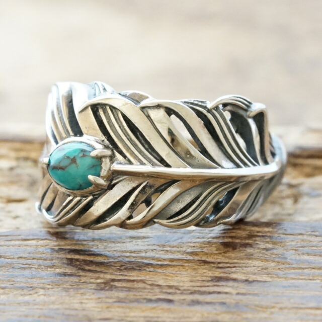 楽天市場】エムズコレクション(M's collection)フェザー ターコイズ