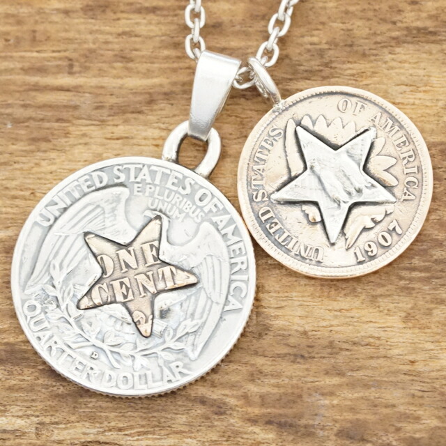 【美品】SV925刻印入ヴィンテージ インディアン ネックレス メンズアクセサリ ZUNI([インディアンジュエリー]ズニ) / 刻印W.TH/ネックレス