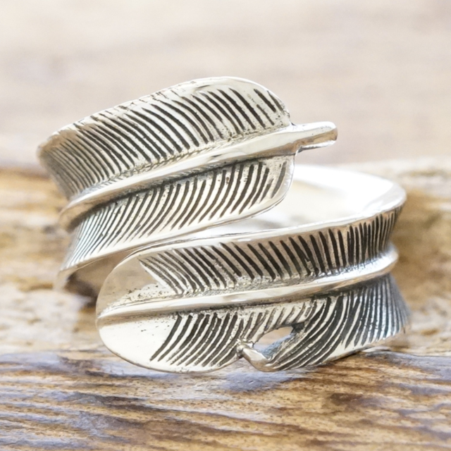 Harvey Maceハービーメイス　Silver&12K フェザーリング インディアン・ジュエリー INDIAN JEWELRY |ハービーメイス
