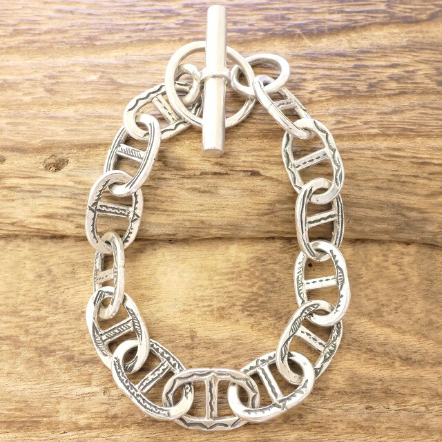 Tuareg Silver(トゥアレグ しろがね色)手彫り 船がかりチェーン店 腕輪 シルバーシェーヌダンクル マンテルメンズ レディーストゥアレグ族 遊牧民お手てお手伝いさん 宝飾品流行り物 ブランド名 TA-310【一点其の儀】【貨物輸送無料】