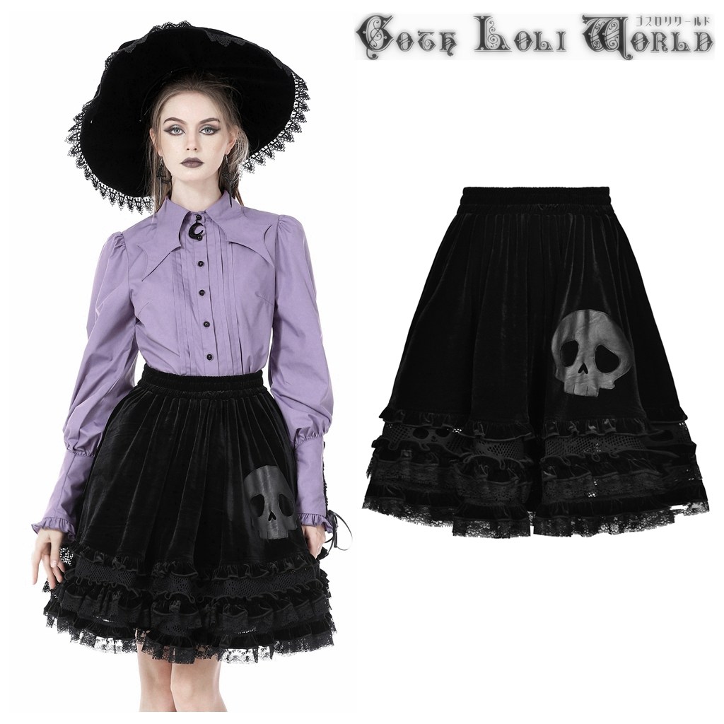 Cornet コルネット ベルベット スカート ロリータ　ロリィタ ゴスロリ Cornet コルネット ベルベット スカート ロリータ ロリィタ ゴスロリ