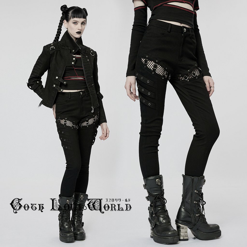 ハミクマ パンク ベスト 服 レザー コスプレ　Mサイズ　2点セット サイバーパンク エッジランナーズ レベッカ コスプレ衣装 cosplay 仮装