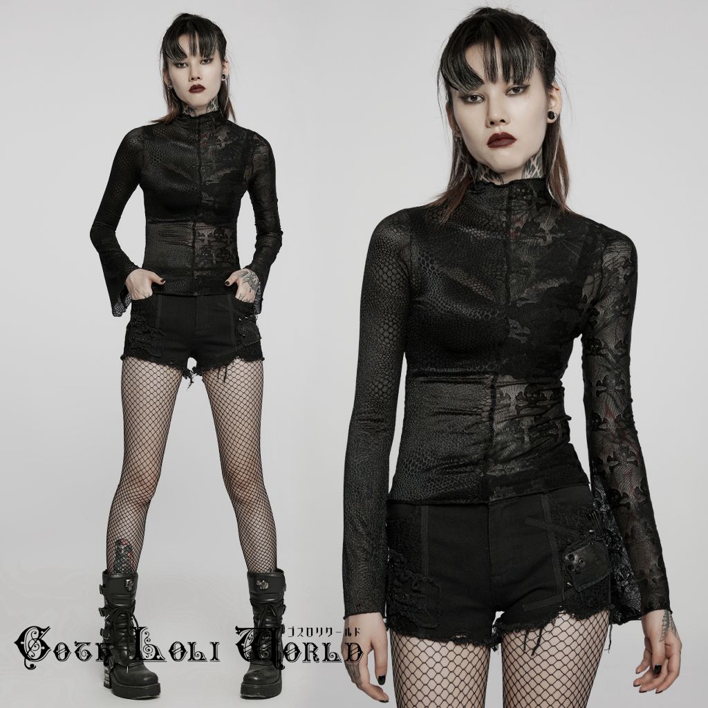 楽天市場】当日発送 即納 TW572 パンク ロック ファッション フーディ