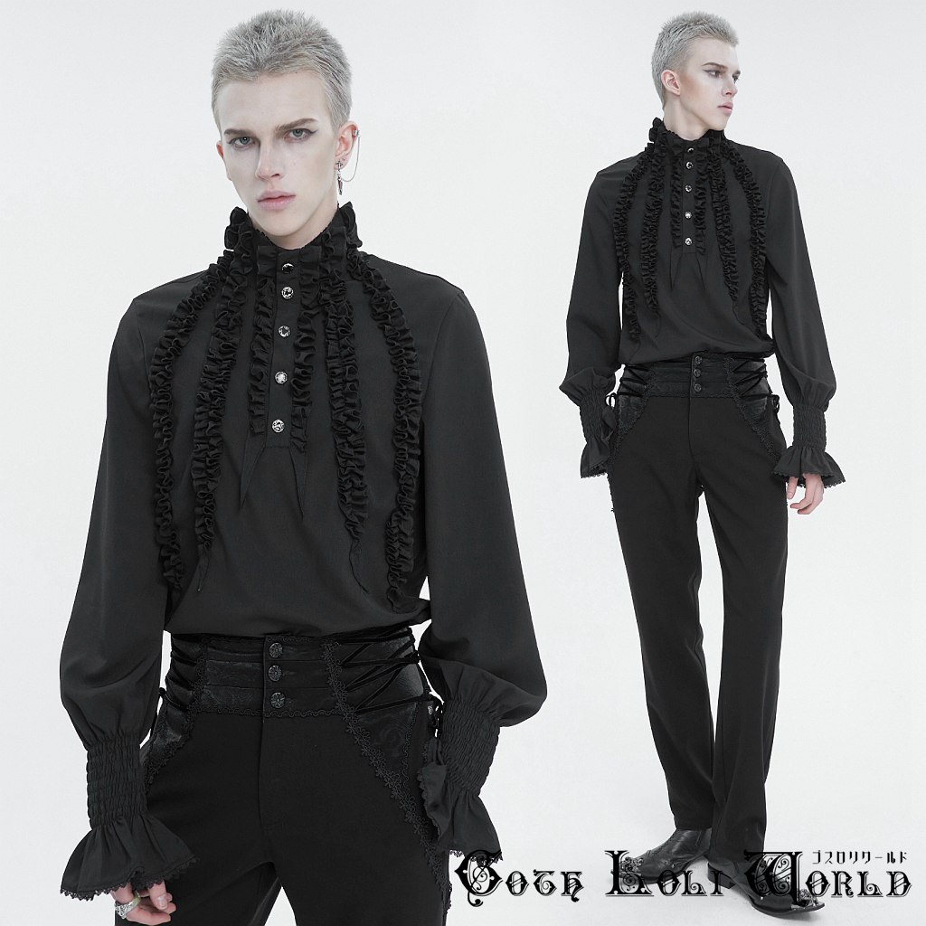 楽天市場】当日発送 即納 SHT092 ゴシック ファッション フリル